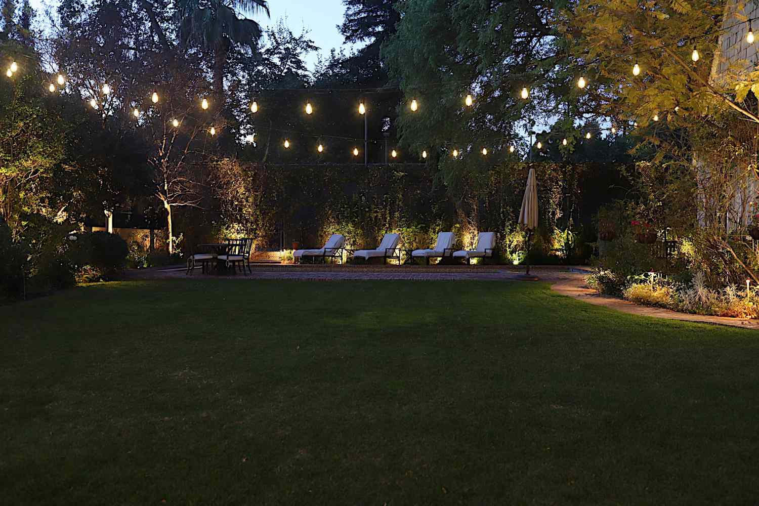 idées d'éclairage pour le jardin