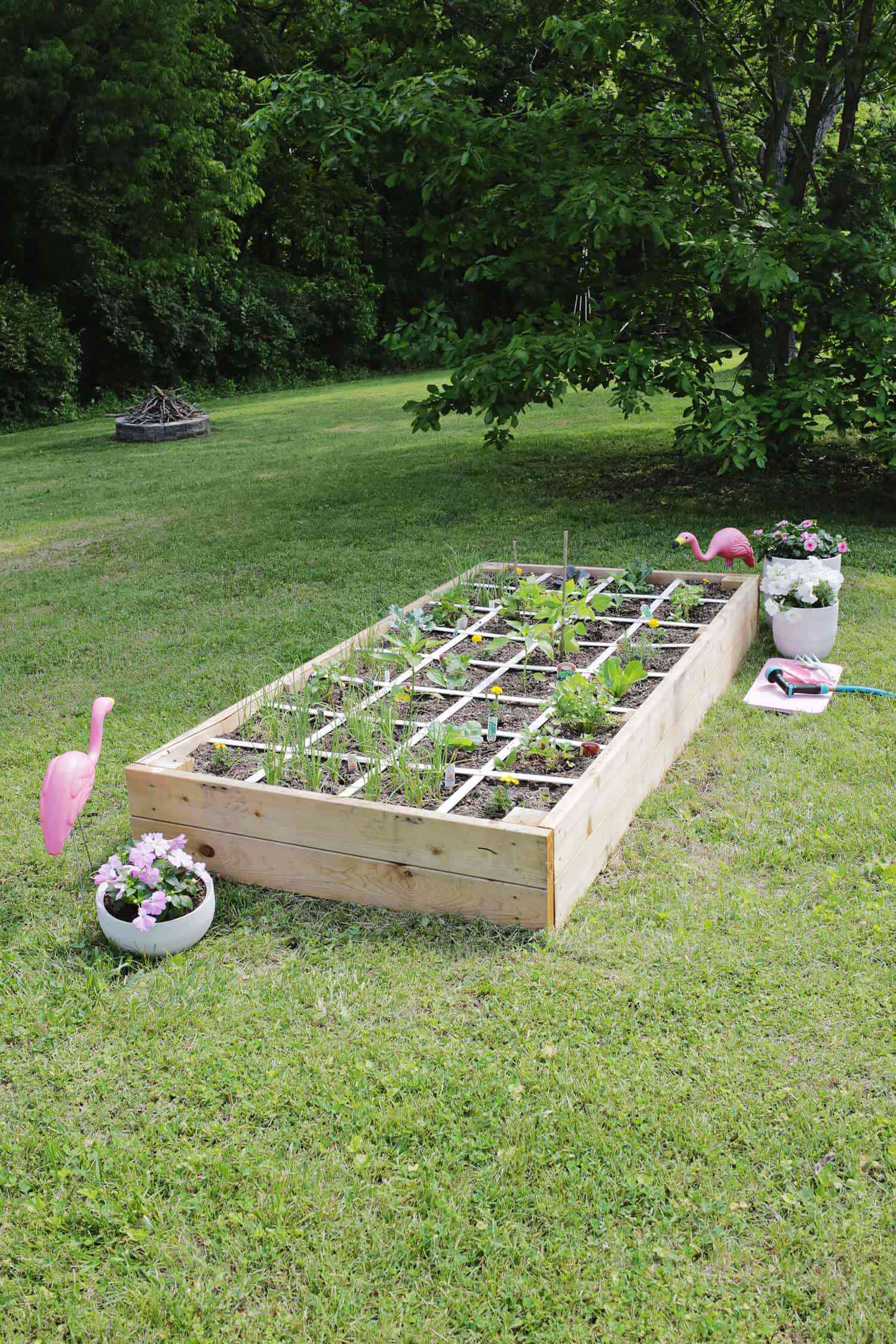 idées de lits de jardin surélevés diy peu coûteux