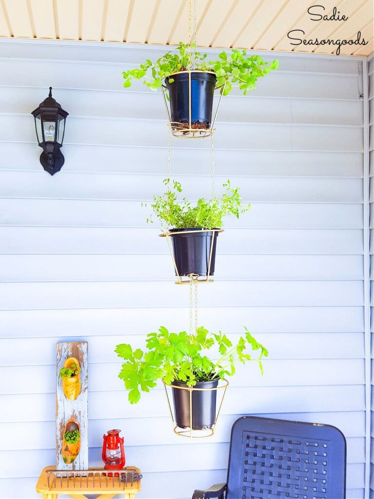 Un jardin vertical suspendu