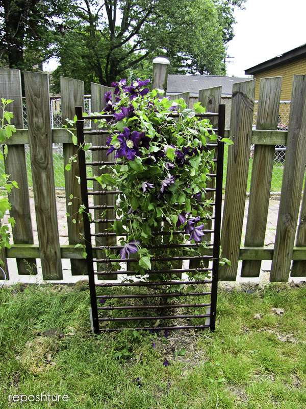 Treillis de jardin DIY pour berceau